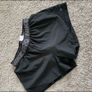 Black Nike Pro Mesh Shorts